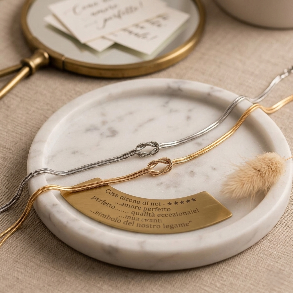 Nodo dell’Amore Infinito - Coppia di bracciali